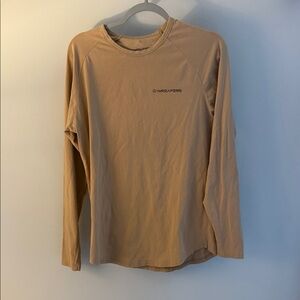 Cyberwears Men's Long Sleeve Tan Shirt